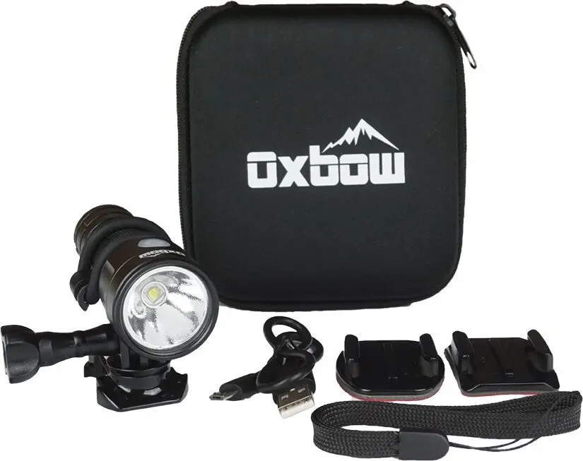 Oxbow Gear Maverick Helmet Light Kit Rechargeable Lithium Battery - Hl2000 1