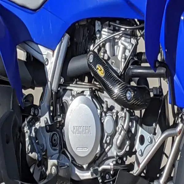 P3 207170 Carbon Fiber 4-Stroke Head Pipe Guard & Heat Shield – Yamaha Yz450f 1