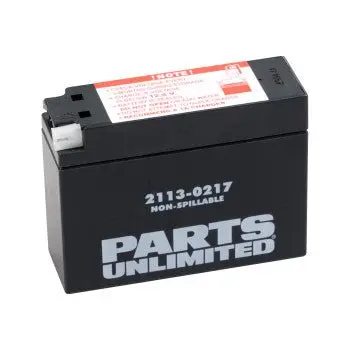 Parts Unlimited - 2113-0217 - Factory-Activated Agm Maintenance-Free Battery Agm Battery - Yt4b-Bs 1