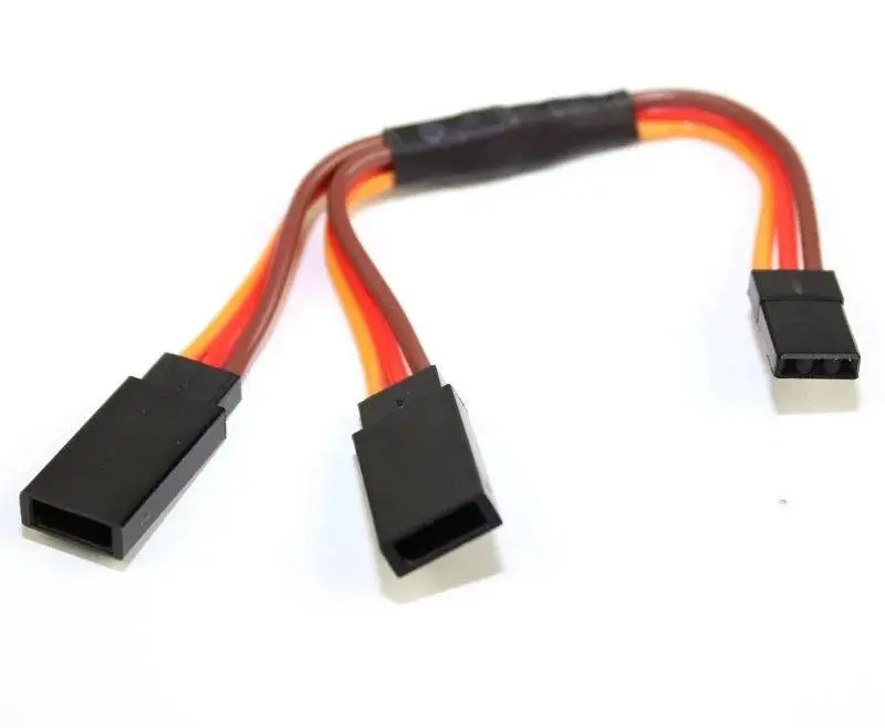 Powerhobby 3" Heavy Duty Y Servo Extension / Harness Jr / Spektrum Connector 1