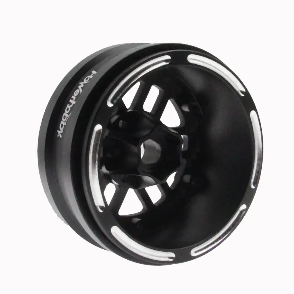 Powerhobby 1.9" Carbon Fiber Lightweight Beadlock Wheels F 1/10 Rock Crawler 2