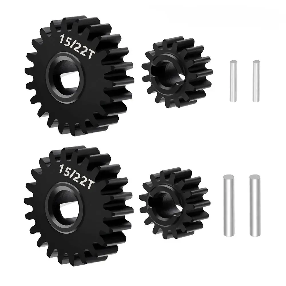 Powerhobby Hardened Steel 15T + 22T Portal Gears Redcat Ascent-18 1