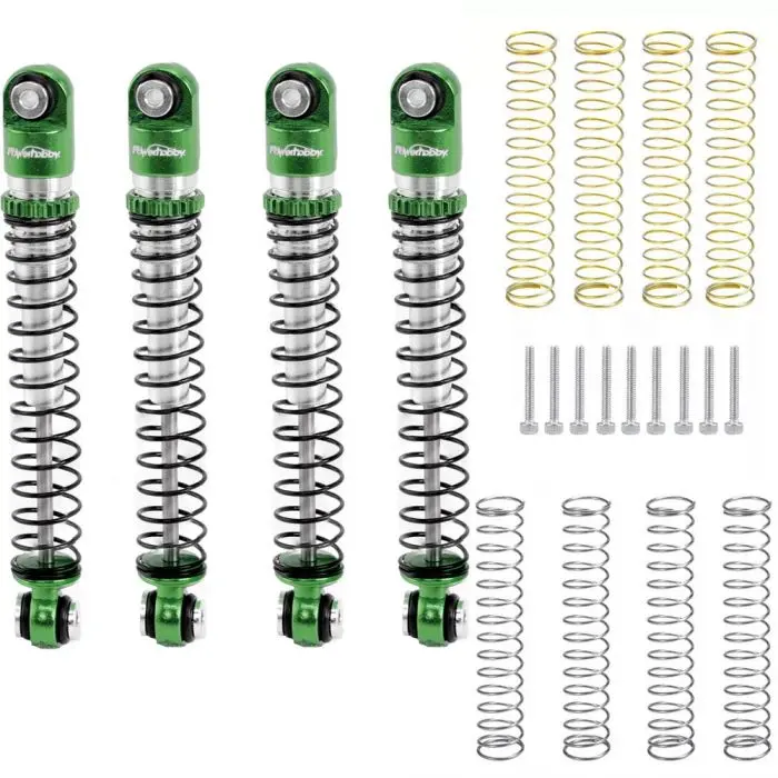 Powerhobby 1/24 Axial Scx24 Aluminum 54Mm Long Travel Shocks Jeep Bronco Green 1