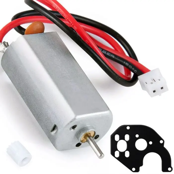Powerhobby 050 High Torque Motor W/11T Gear Mount For Axial Scx24 Black 1