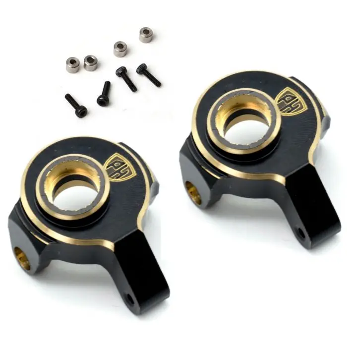 Powerhobby Axial Scx24 Brass Front Steering Knuckles Upgrade Parts 1