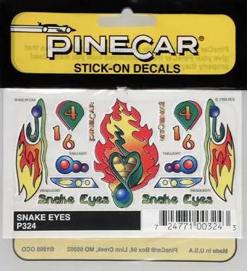 P324 Snake Eyes Stick-On Decal 1