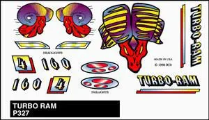 P327 Turbo Ram Stick-On Decal 1