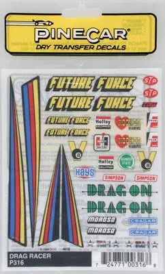 P316 Drag Racer Decal 1