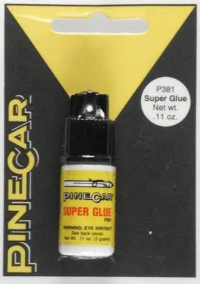 P381 Pinecar Super Glue .11 Oz 1