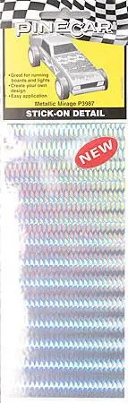 P3987 Metallic Mirage Stick-On Details 1