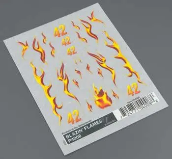 P4008 Blazin' Flames Dry Transfer 1