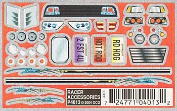 P4013 Racer Accessories Dry Transfer 1