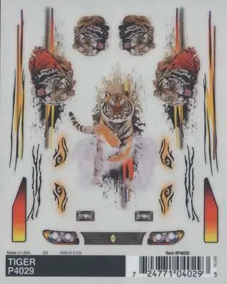 P4029 Tiger Dry Transfer 4X5 1