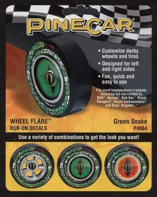 P4064 Green Snake Wheel Flare 4X2-1/2 1