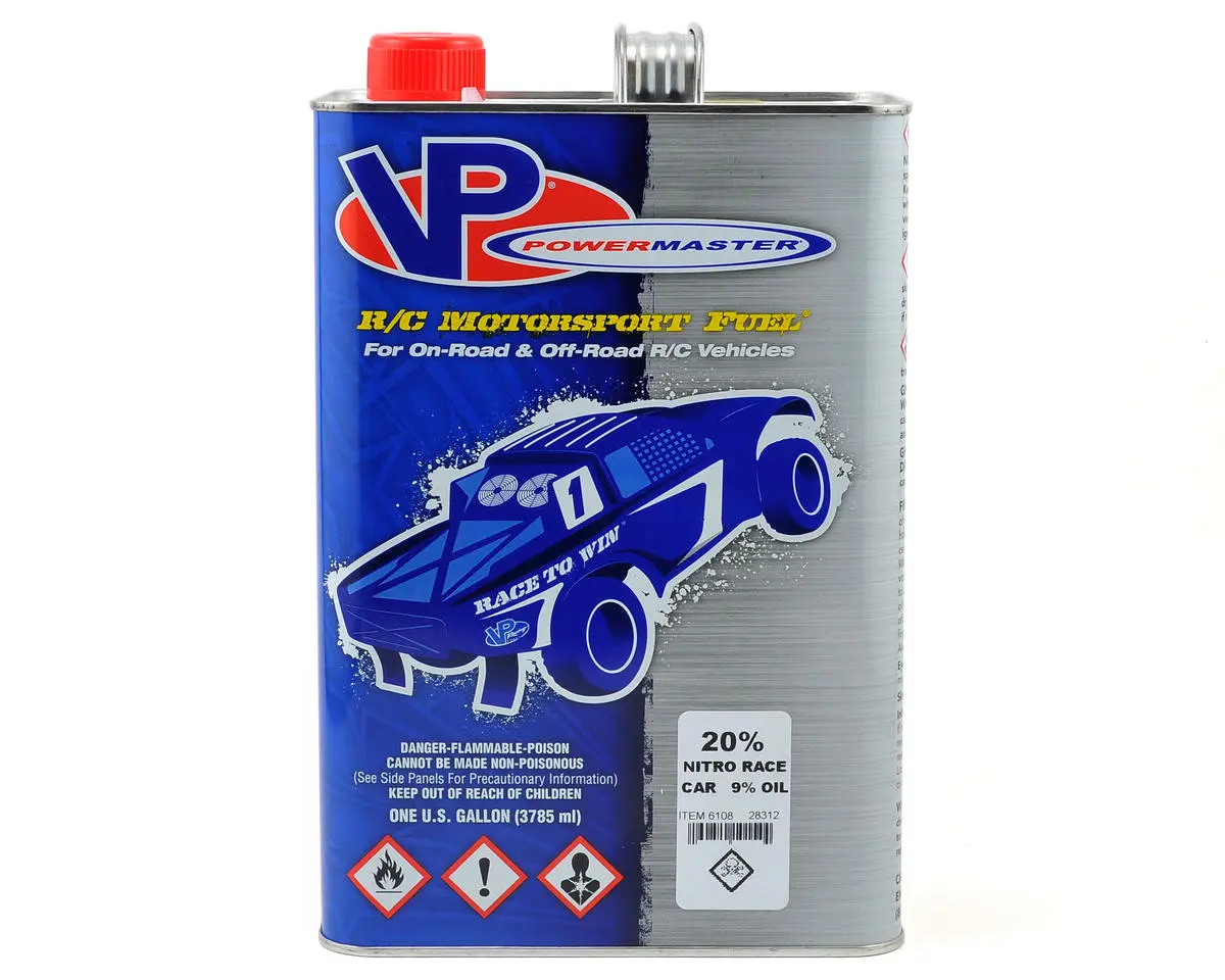 Powermaster Nitro Race 20% Car Fuel 9% Castor/Synthetic Blend - Pow4496108 1