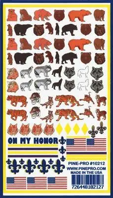 10212 Animals Decals 5X8 1