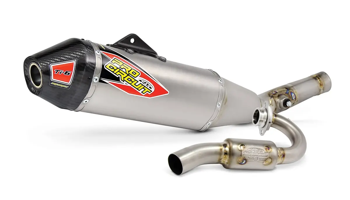 Pro Circuit P/C Ti-6 Exhaust System For Kawasaki Kx250f (2009-2016) 1