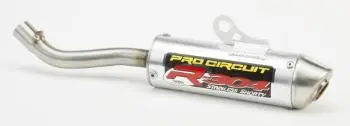 Pro Circuit R-304 Shorty Silencers - Sy02125-Re - 2002-2023 Yamaha Yz125, Or Yz125x 1