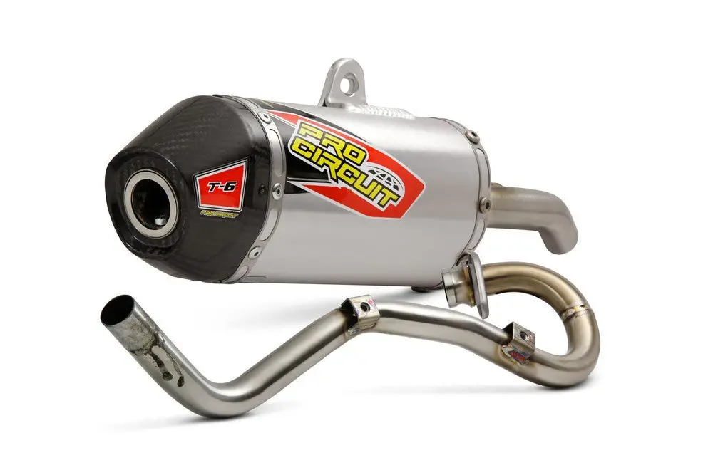 Pro Circuit T-6 Stainless Exhaust System - 0111912F - 2019-2024 Honda Crf125f 1