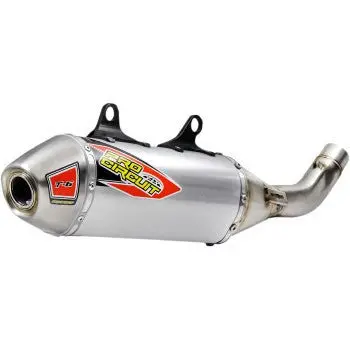 Pro Circuit T-6 Stainless Slip-On Exhaust -  0151845A - 2019-2022 Husqvarna Fc 450 1