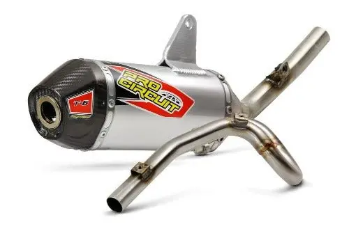 Pro Circuit T-6 Stainless Steel Exhaust System - 0122014F - 2008-2025 Kawasaki Klx140. Klx140l, Klx140r, And Kxl140g 1