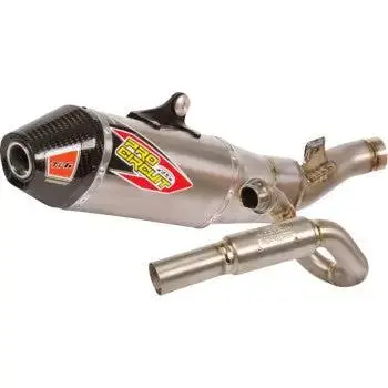 Pro Circuit T-6 Stainless Steel Exhaust System - 0322445F - 2024 Kawasaki Kx450 1