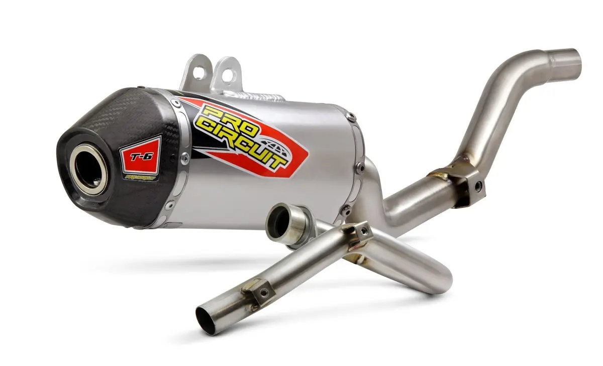 Pro Circuit T-6 Stainless Steel Exhaust System For Honda Crf250f (2019-2024) 1