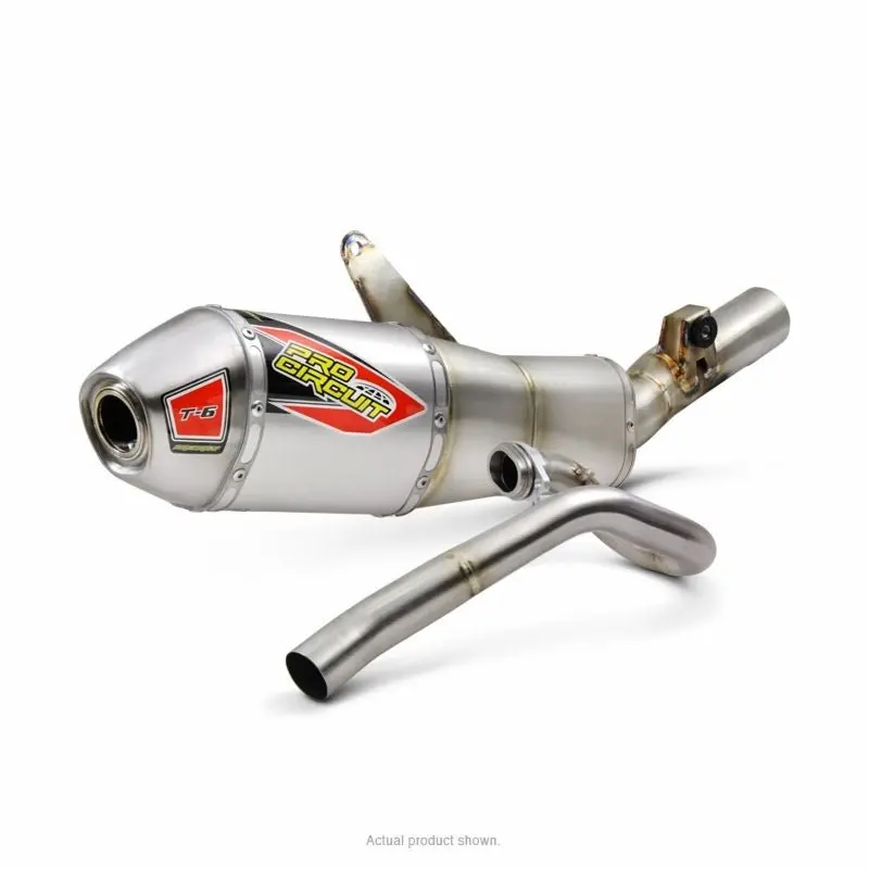 Pro Circuit T-6 Stainless Steel Exhaust System For Honda Crf450 Models 1