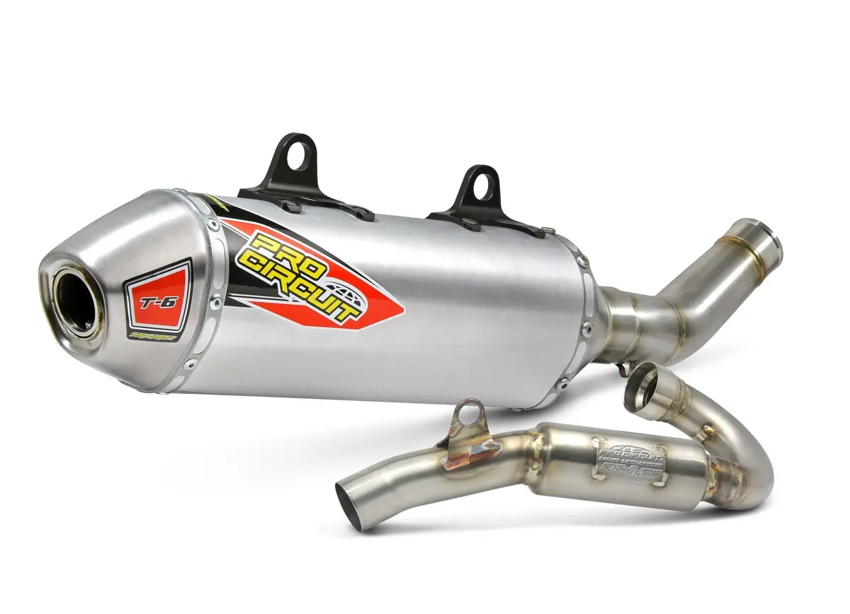 Pro Circuit T-6 Stainless Steel Exhaust System For Husqvarna Fx And Fc 450 Models 1