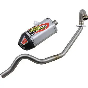 Pro Circuit T-6 Stainless Steel Exhaust System W/Carbon End-Cap - 0120911F - 2002-2009 Kawasaki Klx110 1