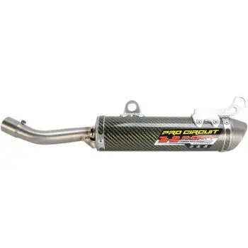 Pro Circuit Ti-2 Carbon-Aramid Silencer - 1111425K- 2002-2007 Honda Cr250r 1