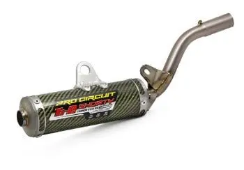 Pro Circuit Ti-2 Carbon-Aramid Silencer - 1121485K - 2001-2024 Kawasaki Kx85, Kx100, And Kx112 1