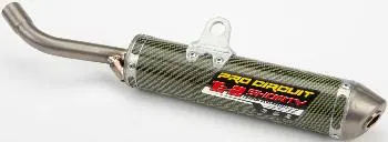 Pro Circuit Ti-2 Carbon-Aramid Silencer - 1131865K - 2018-2024 Yamaha Yz65 1