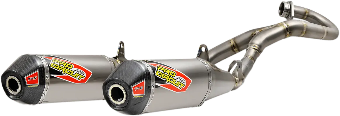Pro Circuit Ti-6 Dual Exhaust 0311945F2 Honda Crf450r 2019-2020 Titanium Full System Power Upgrade 1