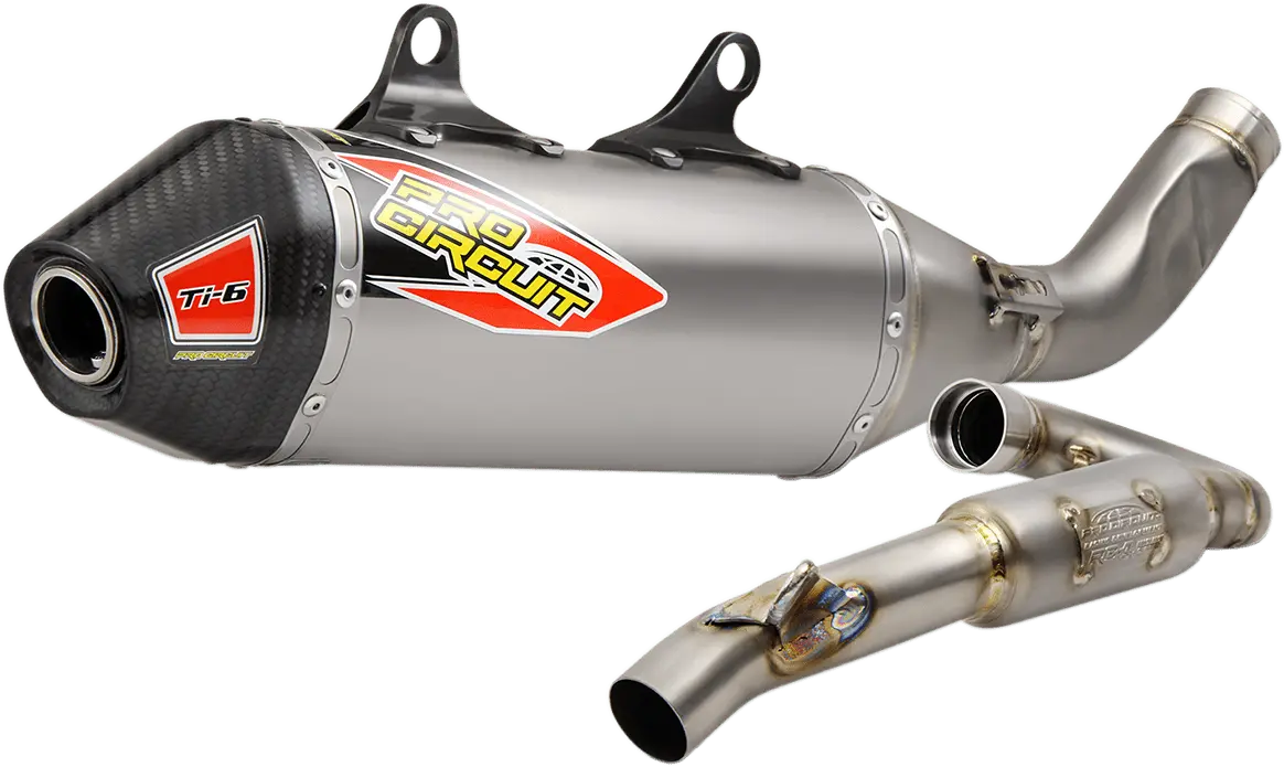 Pro Circuit Ti-6 Exhaust 0351925F Ktm 250 Sx-F Husqvarna Fc250 Gasgas Mc 250F 2019-2022 Titanium System 1