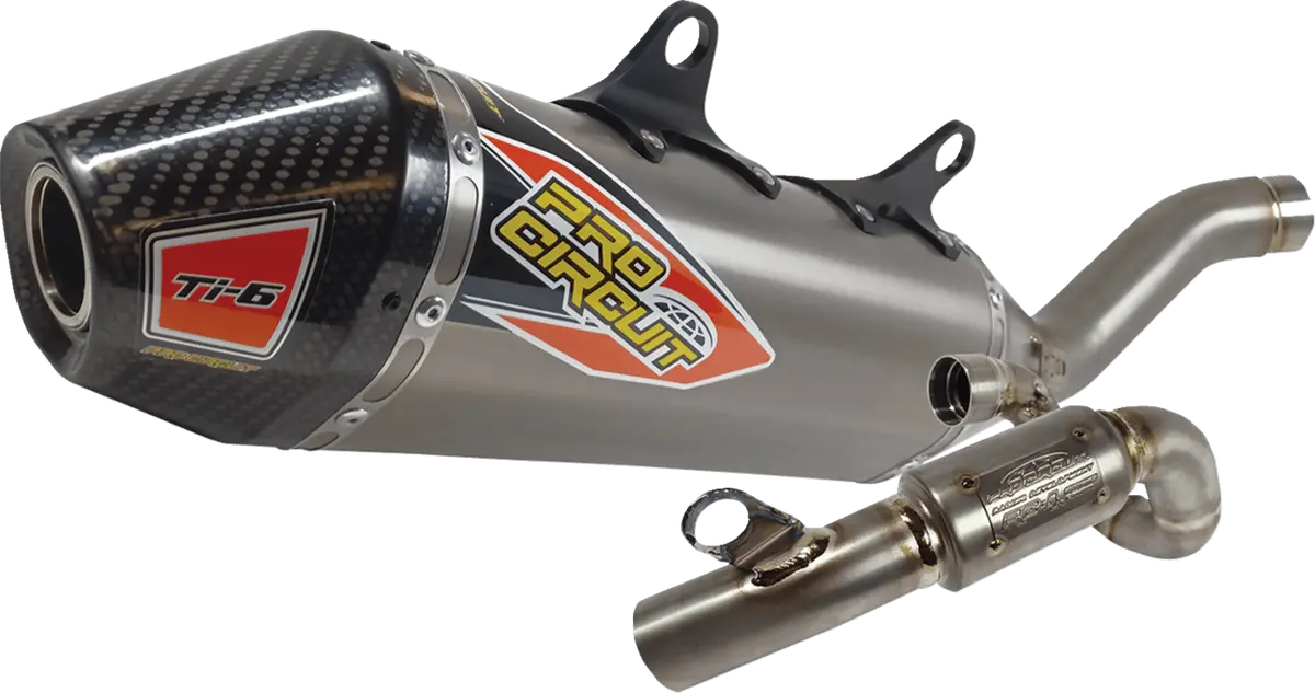 Pro Circuit Ti-6 Exhaust System 0352225F - High-Performance Off-Road Motorcycle Exhaust 1