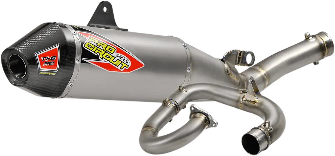 Pro Circuit Ti-6 Pro Exhaust 0331845Fp Yamaha Yz450f 2018-2019 | Titanium Full Race System Ama Fim Legal Power Upgrade 1