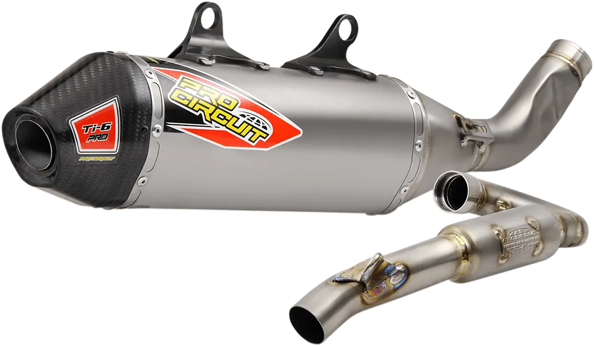 Pro Circuit Ti-6 Pro Exhaust 0351925Fp Ktm 250 Sx-F Husqvarna Fc250 Gasgas Mc 250F 2019-2022 Titanium Race System 1