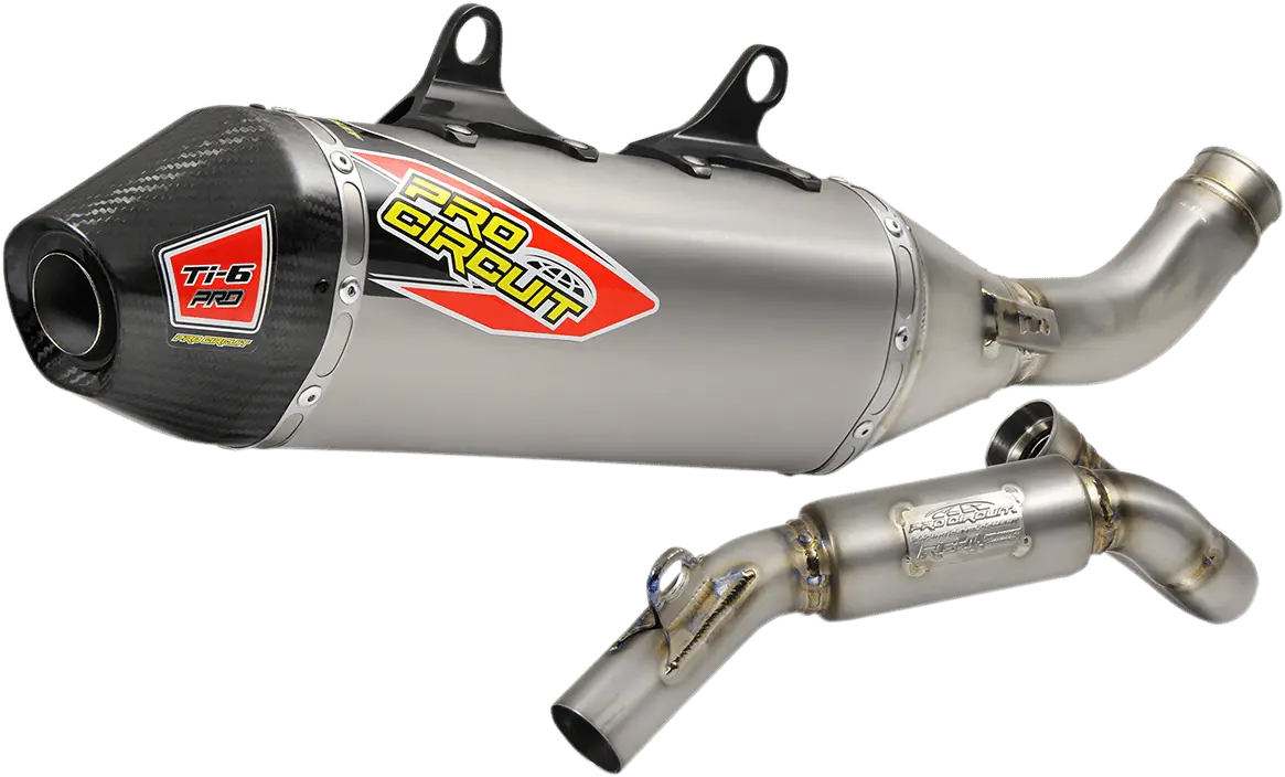 Pro Circuit Ti-6 Pro Exhaust 0351845Fp Ktm 450 Sx-F Xc-F Husqvarna Fc450 Gasgas Mc 450F 2019-2022 Titanium Race System 1