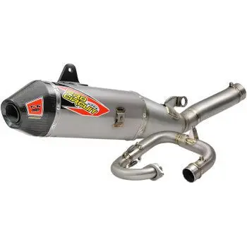 Pro Circuit Ti-6 Pro Titanium Exhaust System W/Carbon Fiber End-Cap - 0331925Fp - 2019-2022 Yamaha Yz250f 1