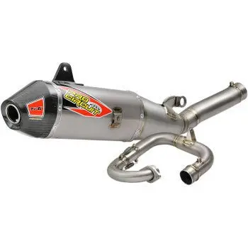 Pro Circuit Ti-6 Titanium Exhaust System W/Carbon Fiber End-Cap - 0331925F - 2019-2025 Yamaha Yz250f 1