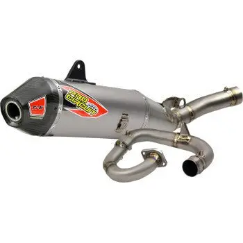 Pro Circuit Ti-6 Titanium Exhaust System W/Carbon Fiber End-Cap - 0332145F - 2020-2022 Yamaha Yz450f 1