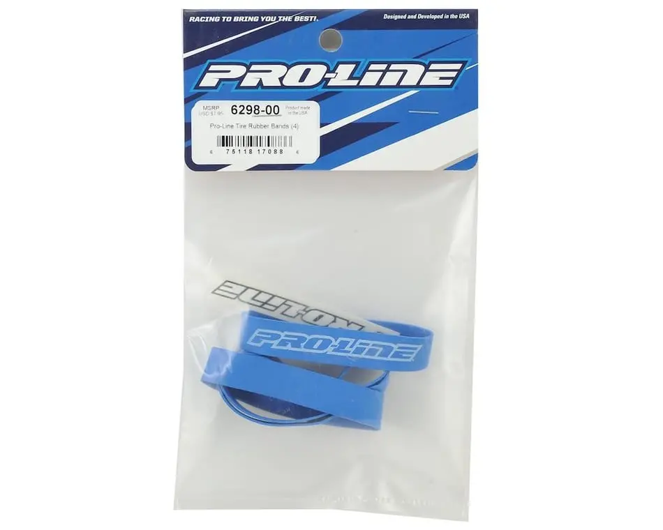 Pro-Line Rubber Tire Glue Bands (4) (Pro629800) 1