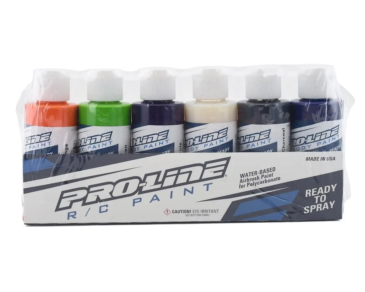 Pro-Line Rc Body Airbrush Paint Secondary Color Set (6) 1