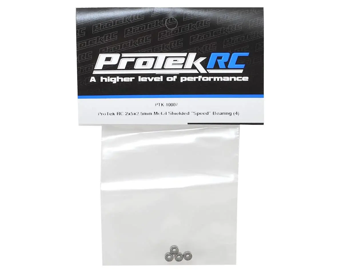 Protek Rc 2X5x2.5Mm Metal Shielded Speed Bearing (4) - Ptk-10007 2
