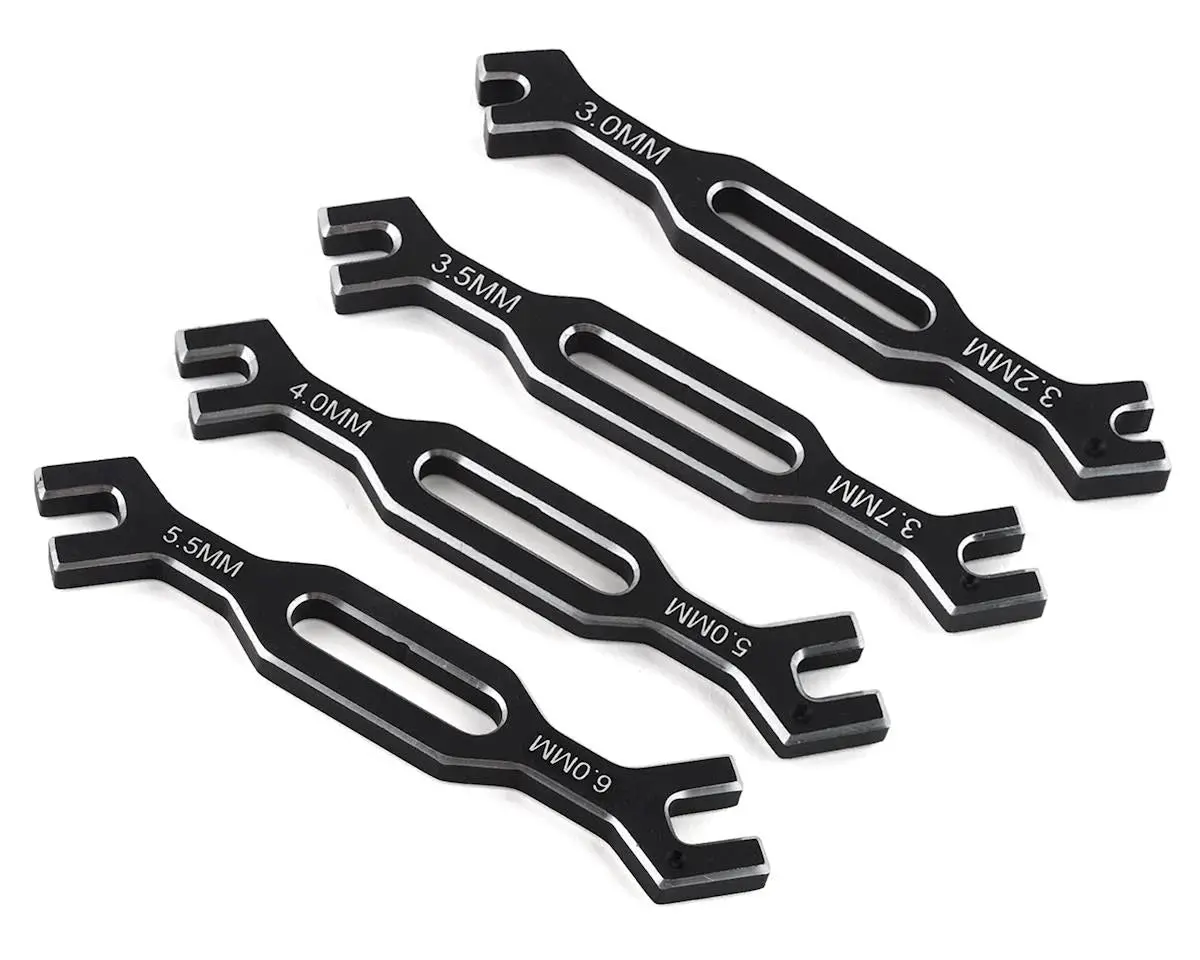 Protek Rc Aluminum Turnbuckle Wrench Set (3, 3.2, 3.5, 3.7, 4, 5, 5.5 & 6Mm) 1