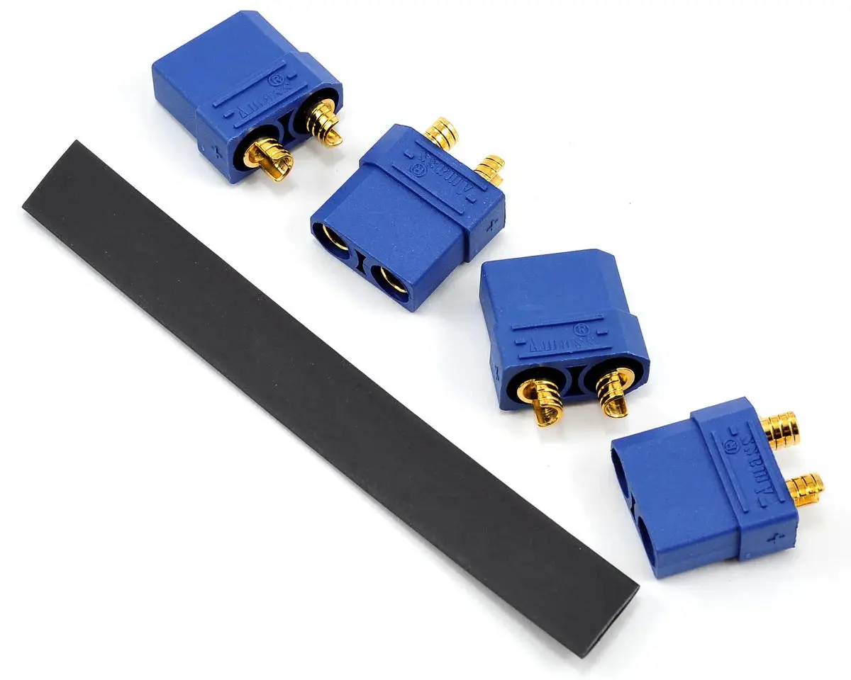 Protek Rc 4.5Mm "Trucurrent" Xt90 Polarized Battery Connectors (4 Female) 1