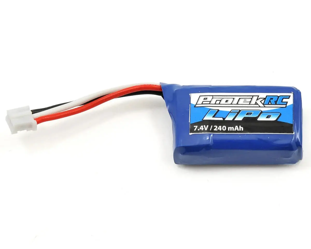 Protek Rc 2S High Power Micro Heli/Airplane 25C Lipo Battery (7.4V/240Mah) W/Umx Connector - Ptk-5168 1