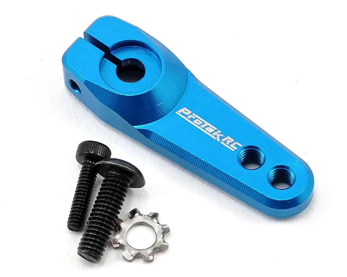 Protek Rc Aluminum Clamping Servo Horn (Blue) (25T-Protek) 1