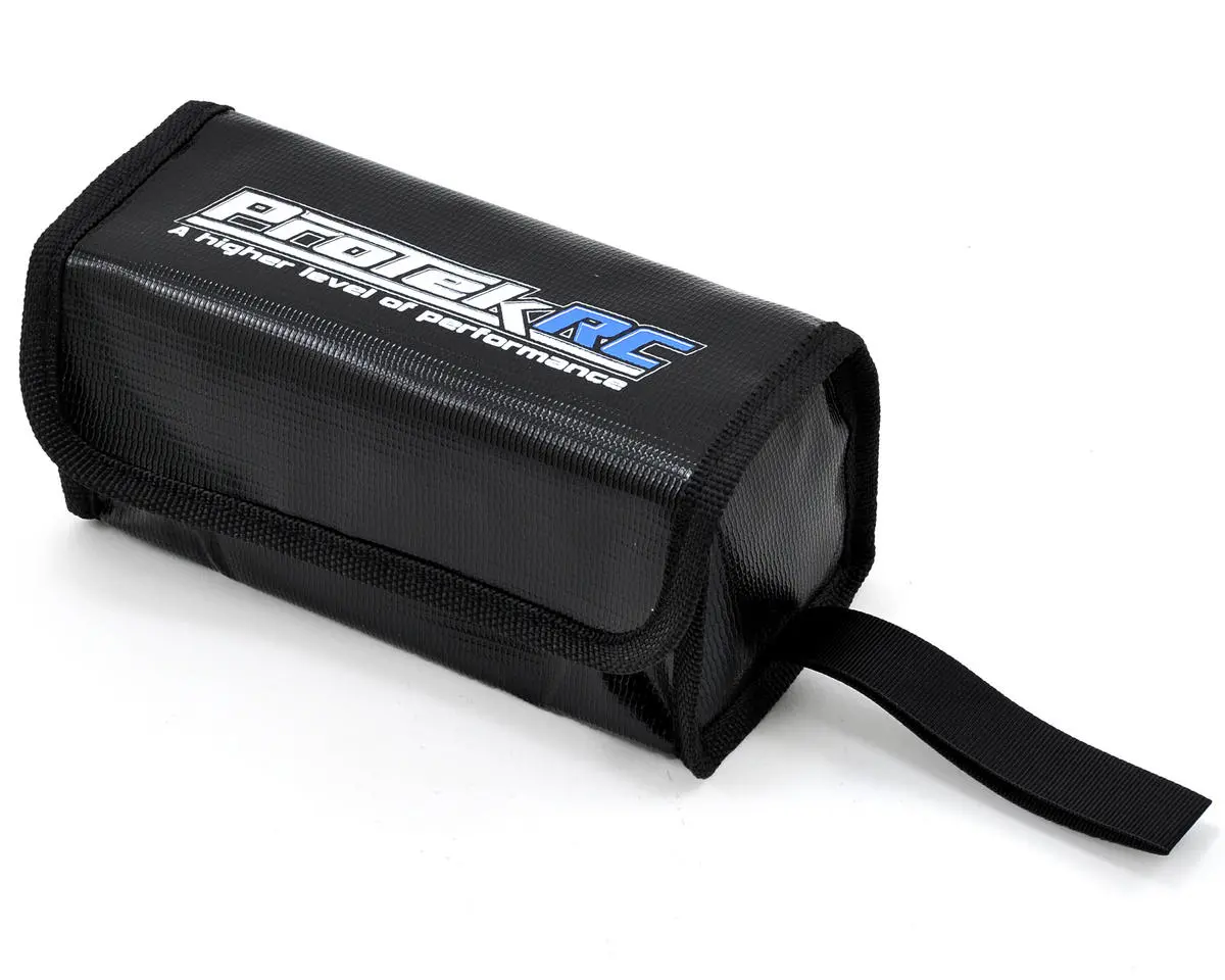 Protek Rc "Flak Jacket" Flame Resistant Lipo Polymer Charging Bag (16X6.5X7cm) - Ptk-8120 1